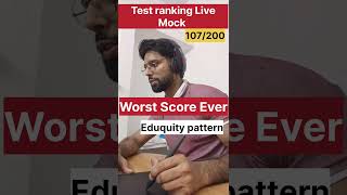 Test ranking LiveMOCKMock Prelims 2-3 August|Eduquity Pattern| ✍️💯#testranking #ssc#maths#cgl#ssccgl