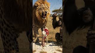 Baboon Heals; Leopard vs Venomous Centipede! #animalrescue #animalshock #wildlifeshorts #animalcare