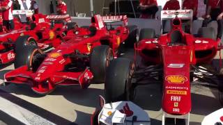 Ferrari F1 car tour with music