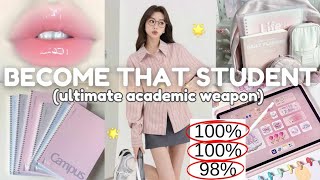 あの学生になる方法🖇️🎀📝勉強のヒント、すべての試験で優秀な成績を収める方法、習慣と考え方