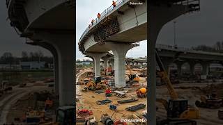 ⚠️ Major accident during a bridge lift operation! 🚧💥 #engineeringfail #constructiondisaster