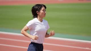 【AI生成】陸上女子の練習風景①