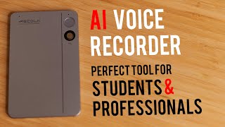 瞬時に文字起こし・要約・分析してくれるAIボイスレコーダー！RecolX Tapレビュー