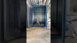 Powder baking oven booth #painting #spraypaint #spraybooth #paintbooth #paintingroom #powdercotaing
