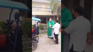 tricycle blessing with mama