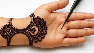 😱🔥 best Arabic front hand mehandi design | learn to apply mehandi design | mehandi ka design