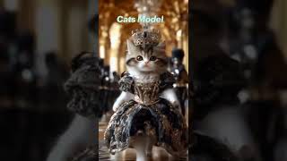 🐱 Catwalk Magic: Feline Superstars! ✨#CatwalkMagic #catwalkqueen #catlovers #catshorts  #animation