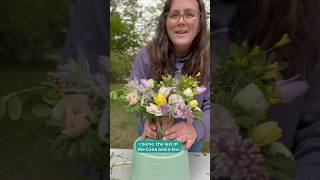 Day 8: 100 Days, 100 Bouquets (Spring Centrepiece) #bloomingflowers #bloomingbouquet