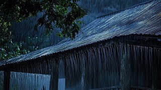 No Ads Rain Sounds for Sleeping - ASMR Rain and Thunder Sounds on a Peaceful Night