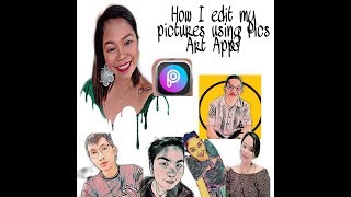 HOW I EDIT MY PICTURES USING PICS ART APP #PicsArtApp #EditingPicture || VLOG NO. 5