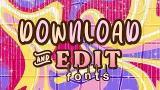 TUTORIAL: How to Install Fonts and Add it to Your Videos // Aesth YT