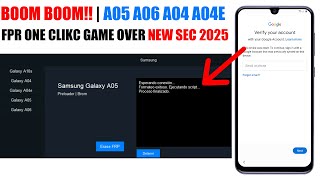 Samsung a04, a04e, a05, a06 FRP Bypass 2025 New Method Android 13/14