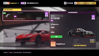 Forza Horizon 5 Auction House Sniping 2023 Porsche 911 GT3 R