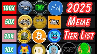 Crypto meme coin tier list FOR THE BULLRUN (2025)