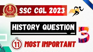 TOP 11 HISTORY QUESTION  🔥🔥|| SSC HISTORY IMPORTANT TOPICS 😳🤯 || part 3 || #ssccgl #exam #history