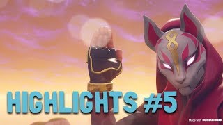 FORTNITE - HIGHLIGHTS #5   ULTIMO HIGHLIGHTS DA SEASON 5