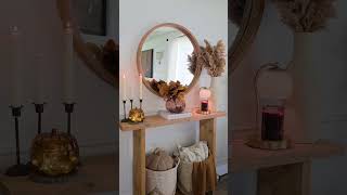 fall console table styling.🤎🍂#falldecor #autumn #consoletable #fallconsoletable #entrywaydecor