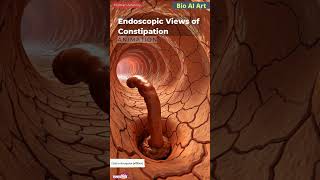 Endoscopic View of Constipation | Animation | Digestive System | Human Anatomy | Bio AI Art | 07