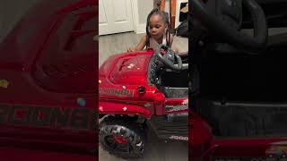 Charli's first car 💕💕 #cars #trucks#girlsandtrucks#girlsrock ##Bigred#birthdaygift#macfamily#❤️🤎