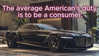 American's must consume for society to function correctly!