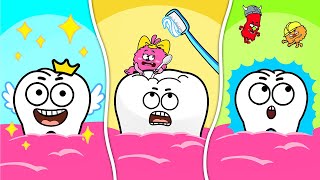 Brush Your Teeth - Loose Tooth Song - Kids Songs - Nursery Rhymes - Dental Health - Healthy Habits