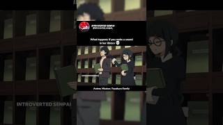 What happens if you make a sound in her library