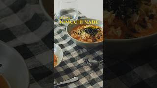 Kimuchi nabe with leftovers #lunch #leftover #vlog