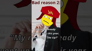 The WORST reasons people DON'T tip their landlord!#tiphim #finance #landlord #realestate #motivation
