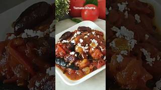 Tomato Khatta Recipe | Tomato Chutney#tomato #dates #recipe #sweet #sour #tasty #shorts #food #yum