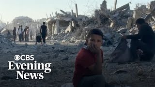 Israeli military brings CBS News to the edge of its control in Gaza