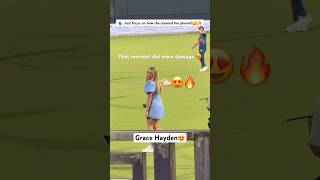 Just focus on Grace Hayden; how she cleaned her mobile 🔥😍 #gracehayden #shorts #dpl2025