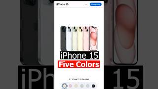 Iphone 15 - 5 colors #iphone #iphone15 #iphone2023 #iphonecolors