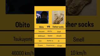 Obito vs Father socks who will win #naruto #anime #animeedit