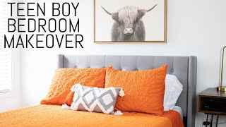 Teen Boy Bedroom Makeover