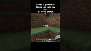 BEDROCK O JAVA? 🗿👍🏻 #minecraft #minecraftbedrock #minecraftjava #minecraftmemes