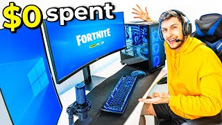 I Built A Completely FREE Gaming Setup in 10 Days!