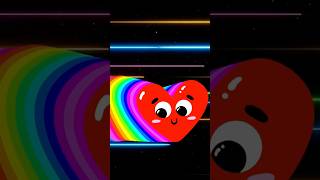 Visual sensory stimulation videos for kids - Disco hearts ♥️ #babysensory  #visualstimulation