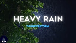 Heavy Rain & Thunderstorm Sounds – Black Screen Ambience for Productivity & Focus