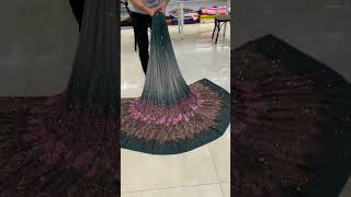 Mesmerizing Designer Fabric Unfolded ✨ | Trending Partywear Material 2025 #shorts
