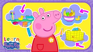 Learn Prepositions With Peppa Pig! 📝 Educational Videos for Kids 📚 Learn With Peppa Pig