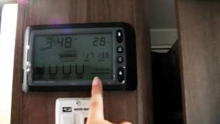 How to use the Drifter Control Panel on a Jayco RV