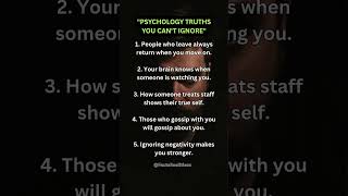 "5 Brutal Psychology Truths You Can't Unsee" 😈🔥