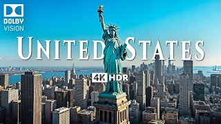 UNITED STATES 4K ULTRA HD [60FPS] • Fly Over America's Iconic Landscapes with Inspiring Music