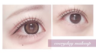 I want to be a sparkling older sister, so I do makeup every day ❤︎