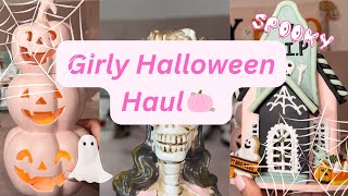 Pink and Girly Halloween Haul | Fall 2023 | TJ Maxx | Home Goods |