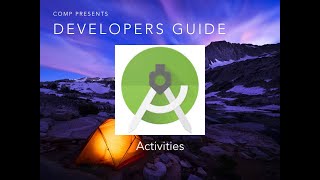 Developers Guide v5 Activities