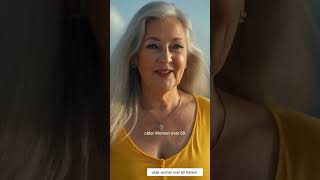 Elegant older women over 60 fashion #over60 #olderwoman
