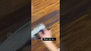 No sanding with Rethunk Junk Stain Top. 3 fast steps: 1- Prep 2 -Stain 3-Tuff Top Reviveitdecor.com