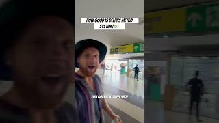 Foreigner is amazed by Delhi’s metro system #indiatravel #travel #delhi #delhimetro