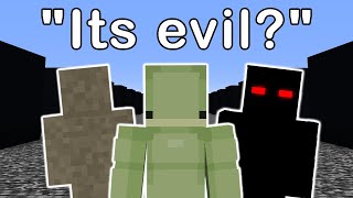 Minecraft but I find a CORRUPTED CIVILIZATION